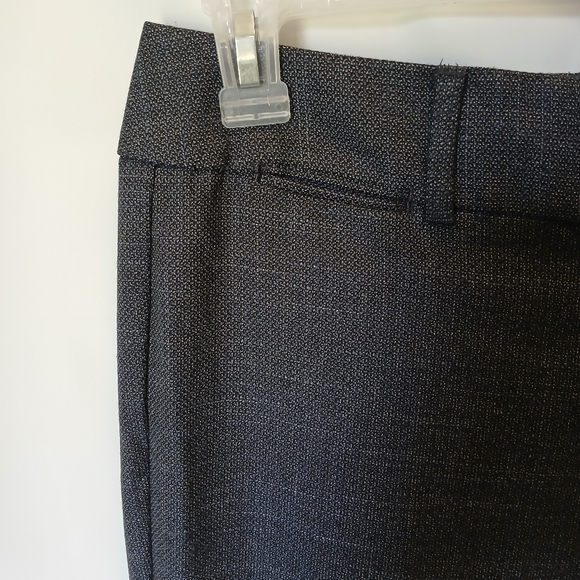 Loft Ann Taylor Womens Julie Trouser Size 4 Color Grey Navy Blue - Picture 4 of 11